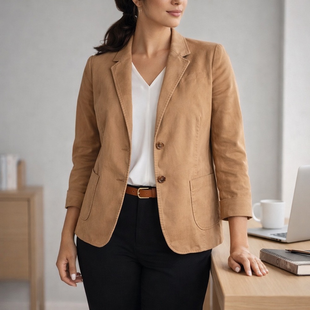 George Women’s Camel Blazer – Size 18